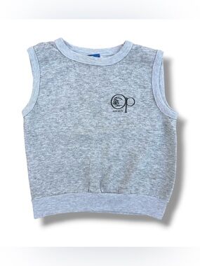 Vintage 80s Ocean Pacific Surf Sleeveless Tank Sweatshirt Gray Size XS USA